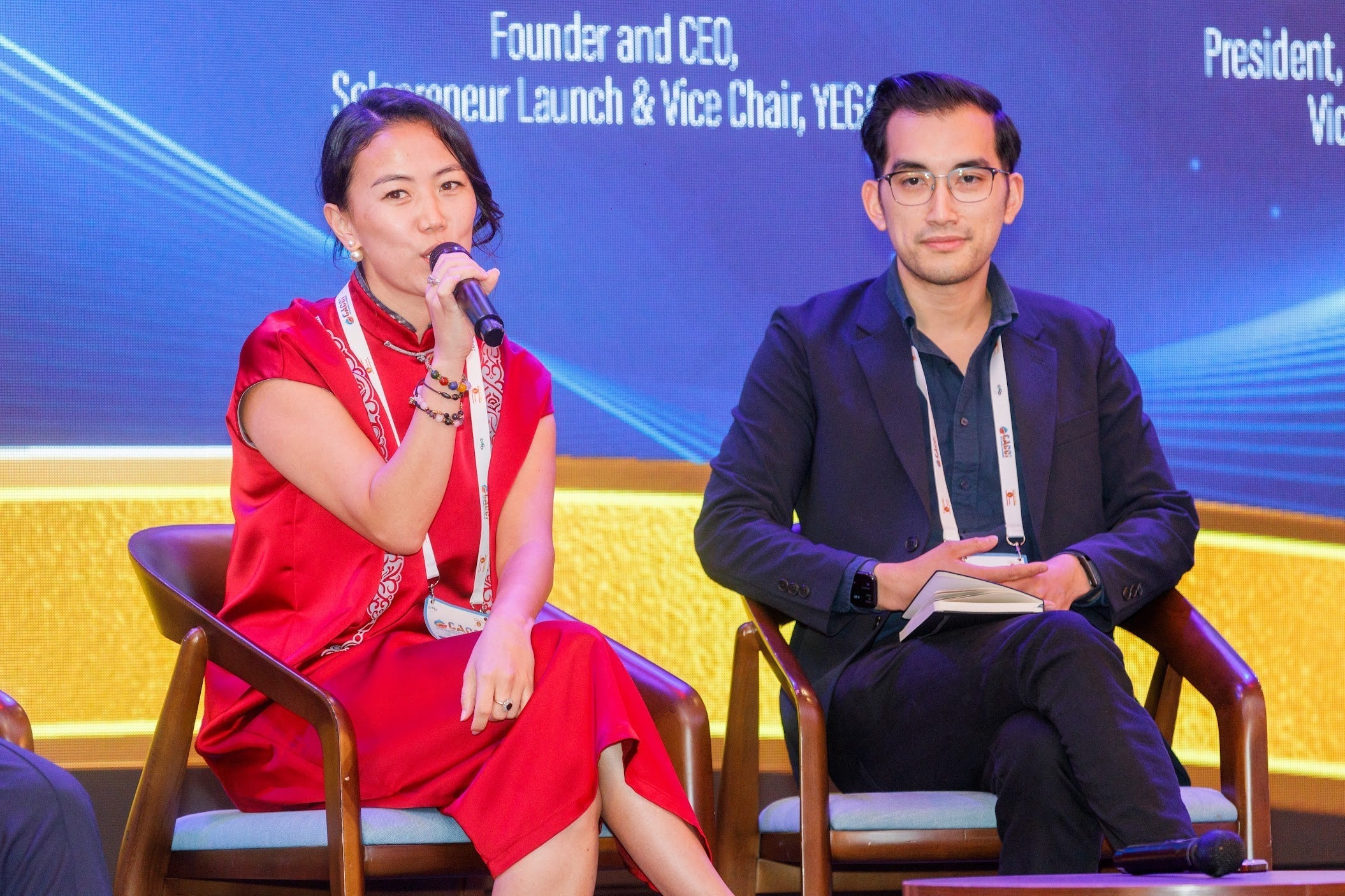 Our founder and CEO, Miss Khulan Davaadorj, guest speaking in Sri Lanka