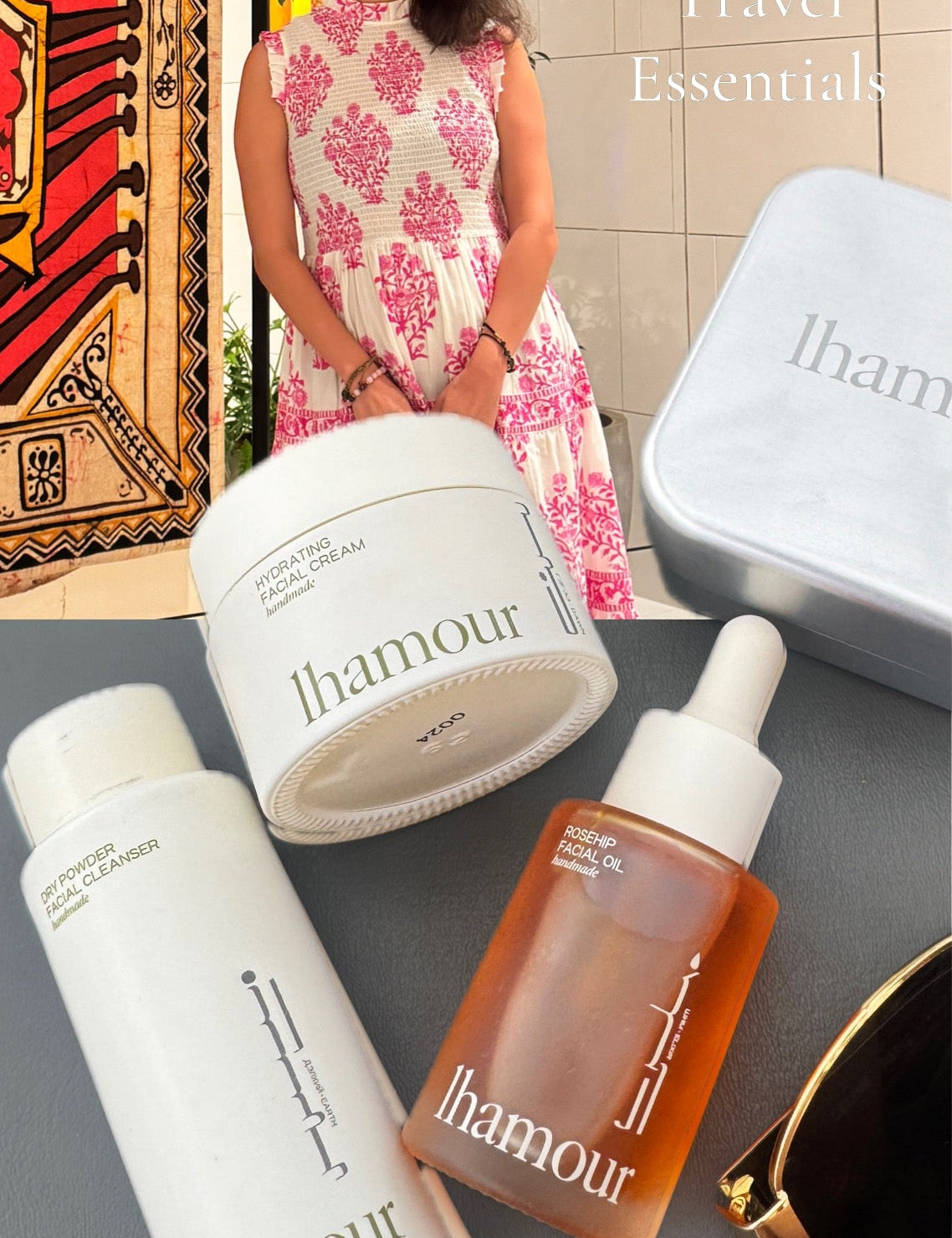Travel Light, Travel Clean: Your Essential Lhamour Skincare Trio