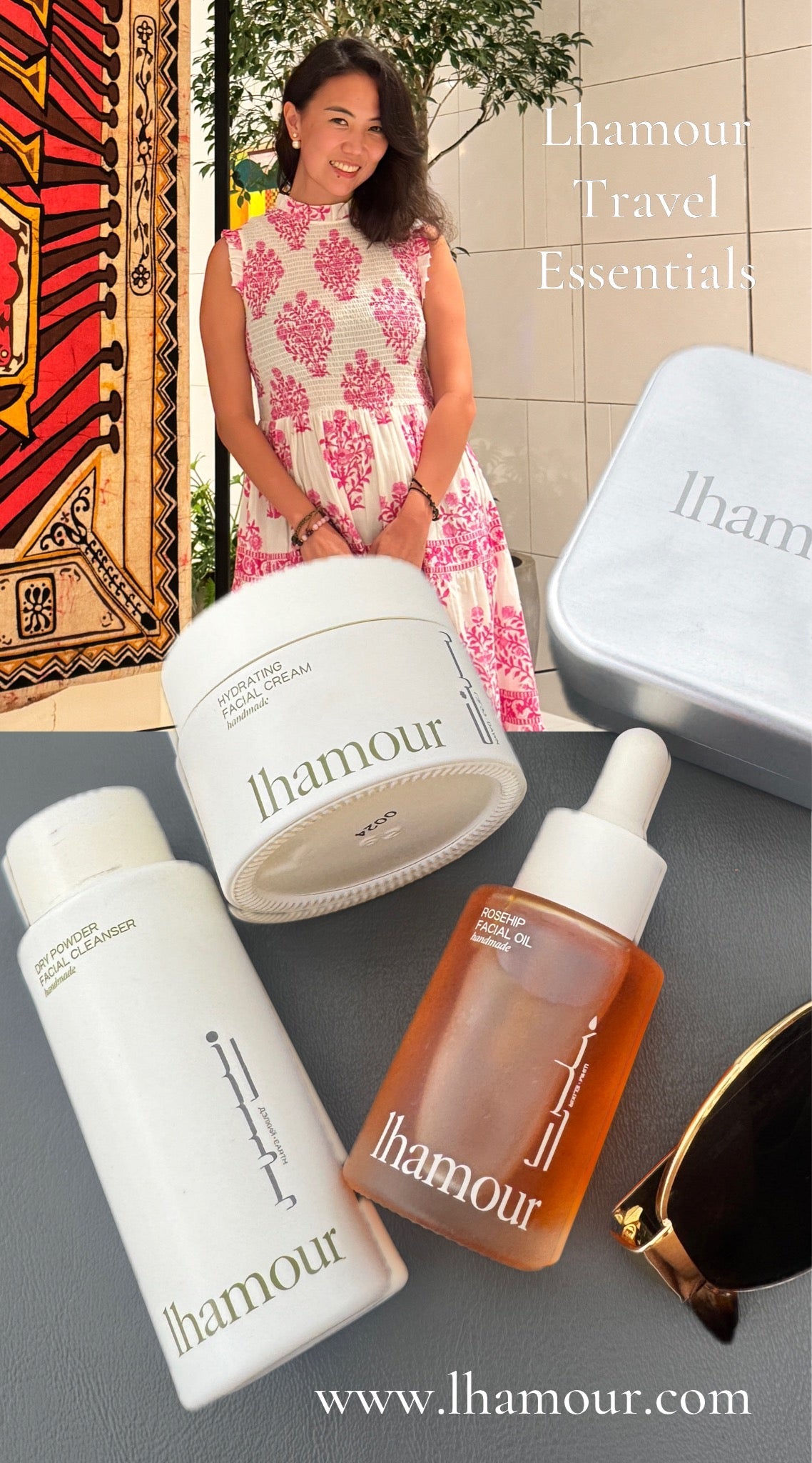 Travel Light, Travel Clean: Your Essential Lhamour Skincare Trio