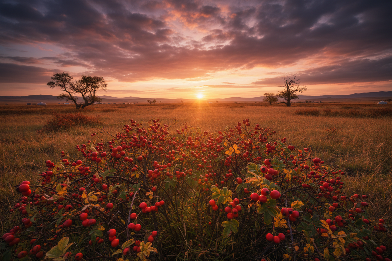 Benefits of Rosehip: Unique Mongolian Antioxidant Boost